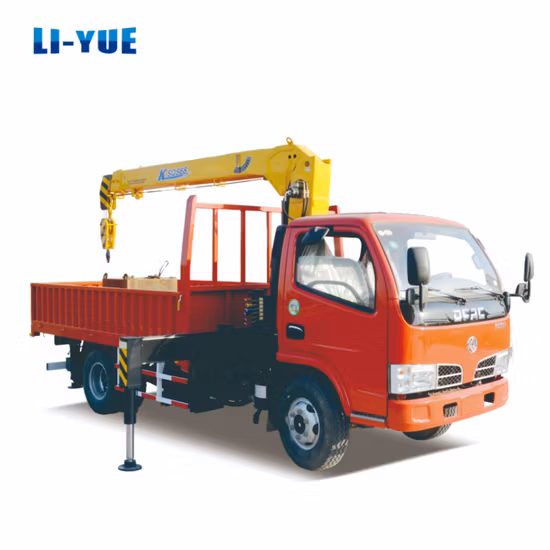 Dongfeng 3.2 Ton 4X2 Type Hydraulic Jib Crane Truck Mounted Crane