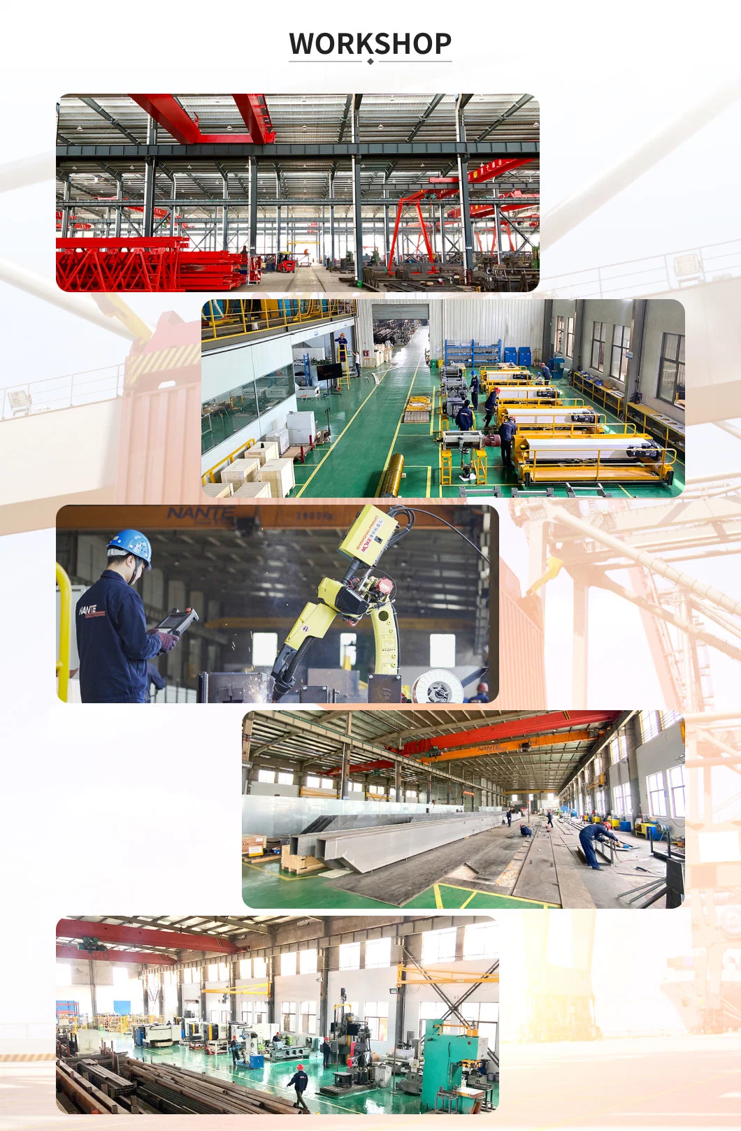 Fem Standard Electric Overhead Crane Bridge Crane