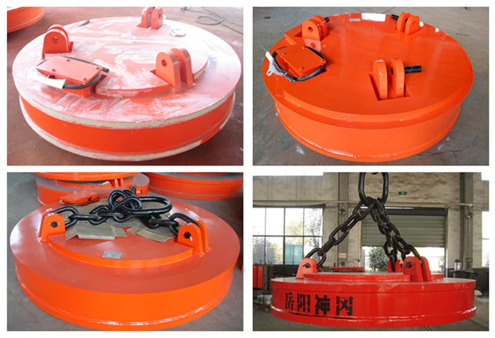 Industrial Circular Type Crane Lifting Electromagnet for Steel Scraps Lifting MW5