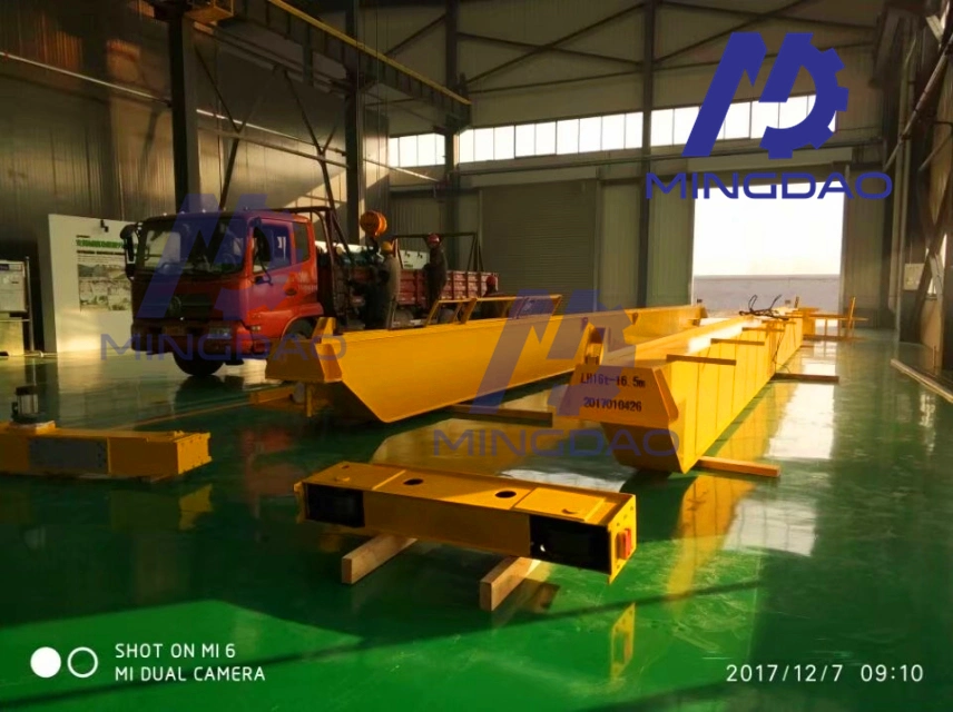 Workstation 50t Double Girder Overhead Crane for Factory