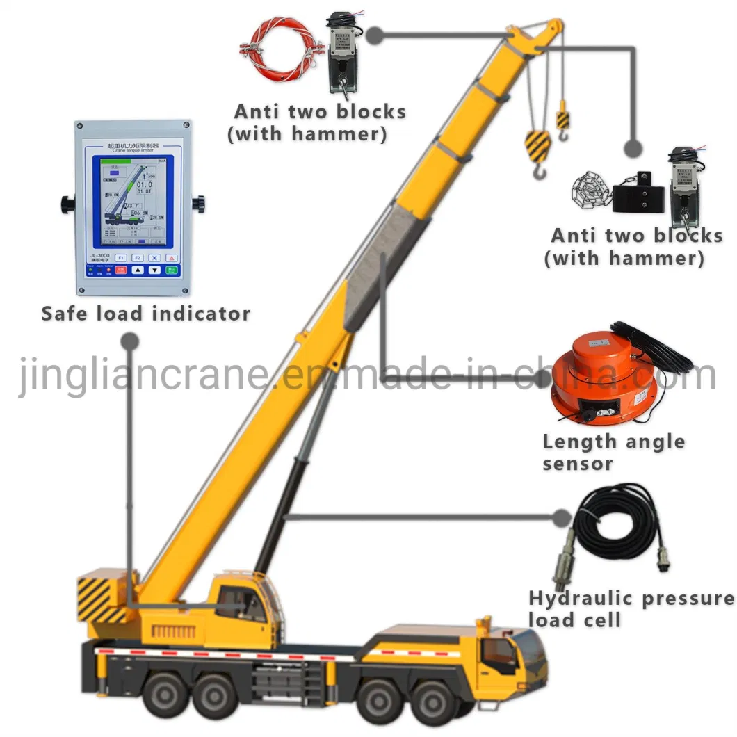 China Supply Hydraulic Crane Spare Parts Safety Load System Truck Mounted Crane All Terrain Crane Rough Terrain Crane Lorry Crane