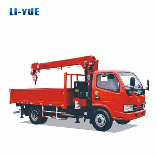 Dongfeng 3.2 Ton 4X2 Type Hydraulic Jib Crane Truck Mounted Crane