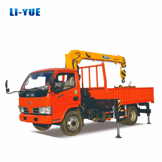 Dongfeng 3.2 Ton 4X2 Type Hydraulic Jib Crane Truck Mounted Crane