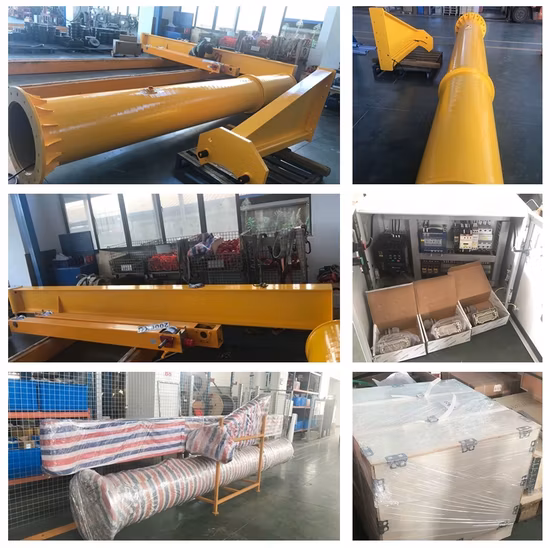 El tipo ligero construcción del taller de la grúa de horca de 0,25 a 10 T utilizó la grúa del brazo giratorio 2000kg/3000kg/500kg