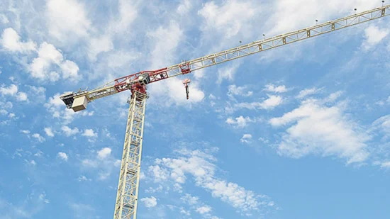  Nuevo foque de 65 m máx.  Cargar grúa torre en topless de 10 toneladas